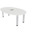 Skutchi Designs 45.25 in W, 71.5 in L, 29 in H, Engineered Wood Top, White H-BOVL-4672-PT-WC-EL - alternate 1